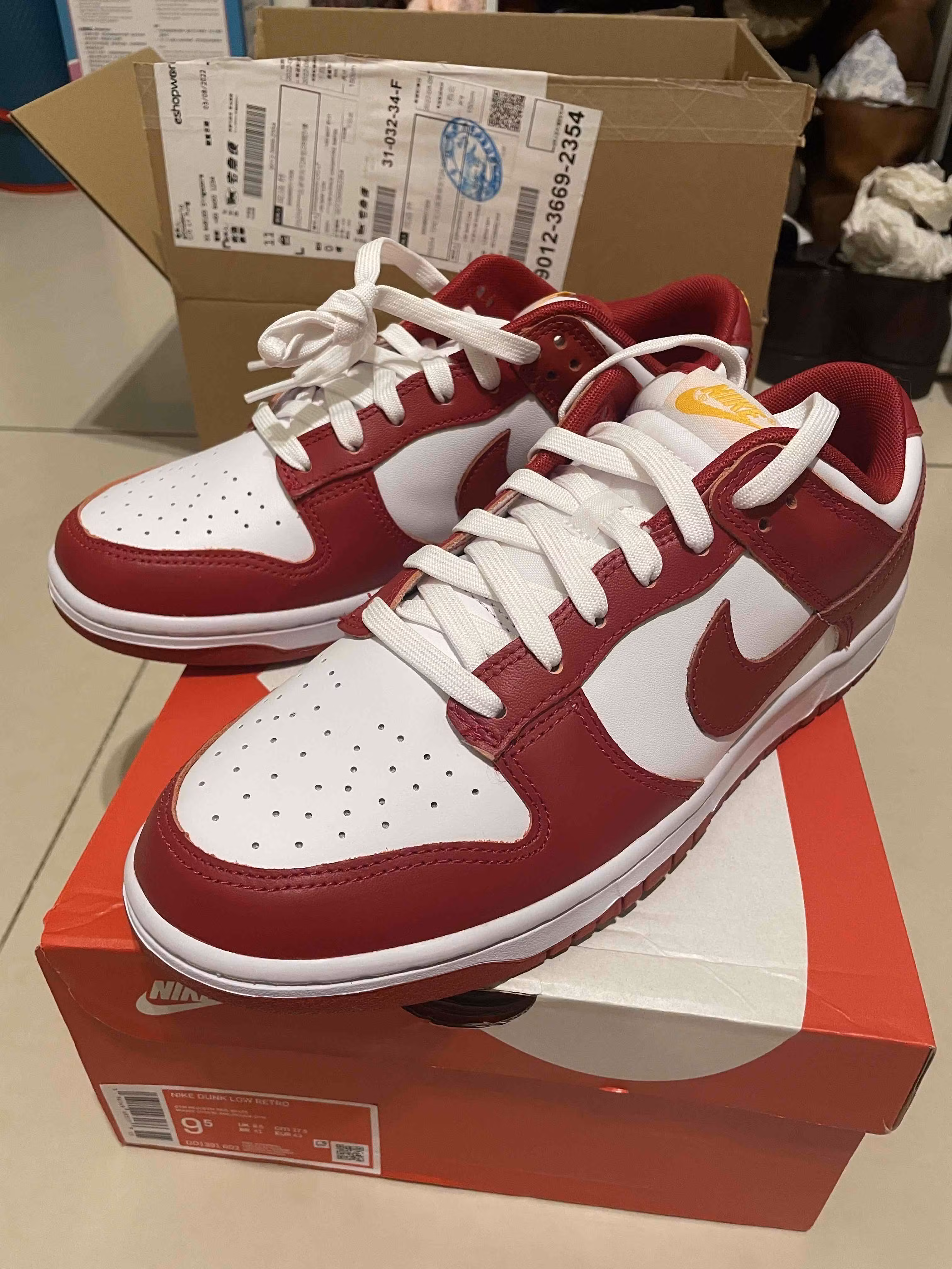 Nike Dunk Low 'Gym Red' DD1391-602 Nike Dunk Low 'Gym Red' DD1391-602